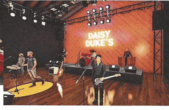 Nashville Room — proposed live stage.